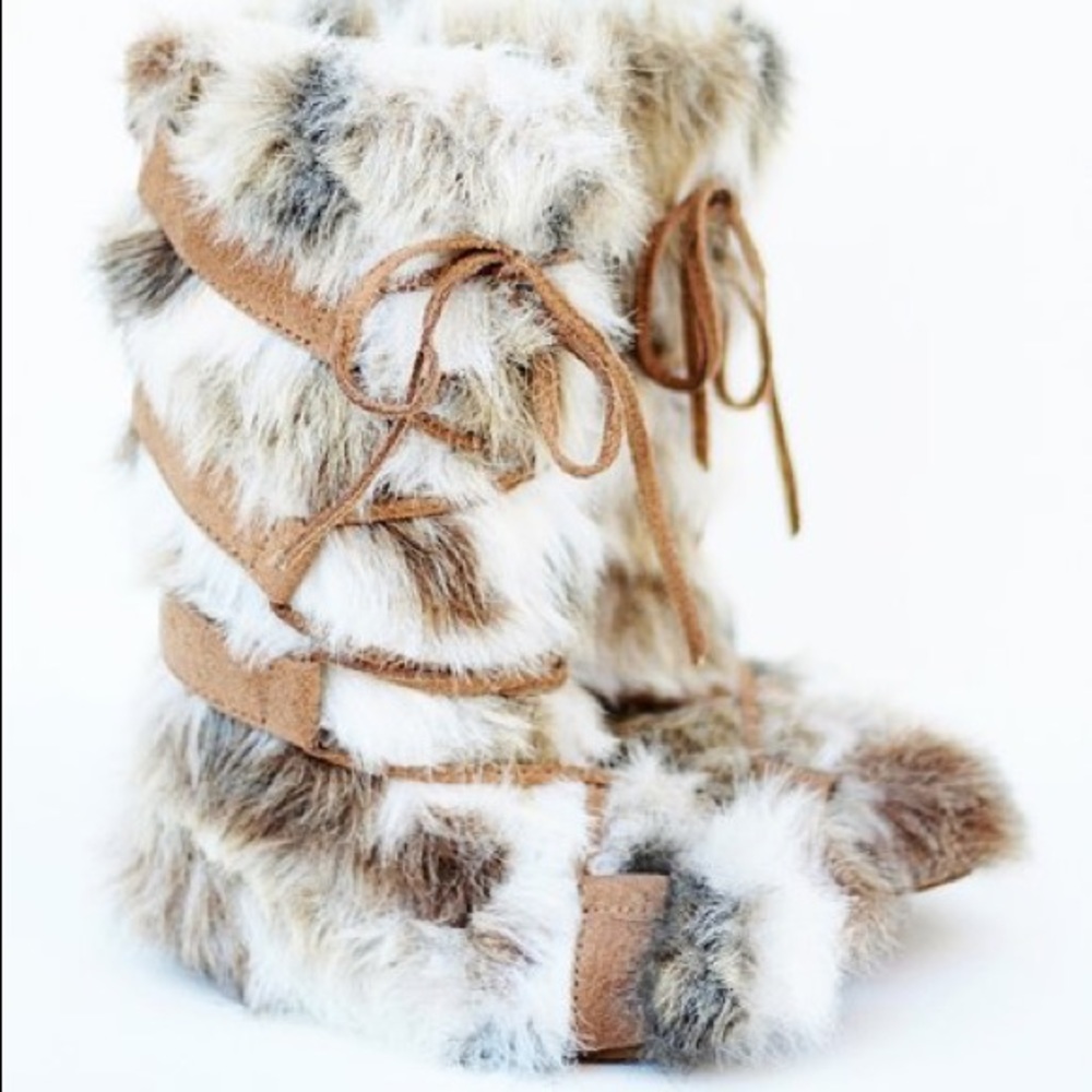 Joyfolie toddler girls designer fur boots